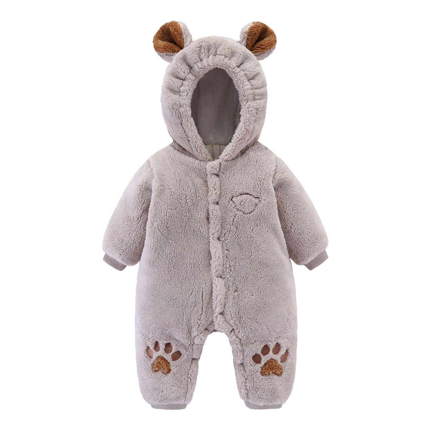Bear Fluffy Baby Onesie Romper