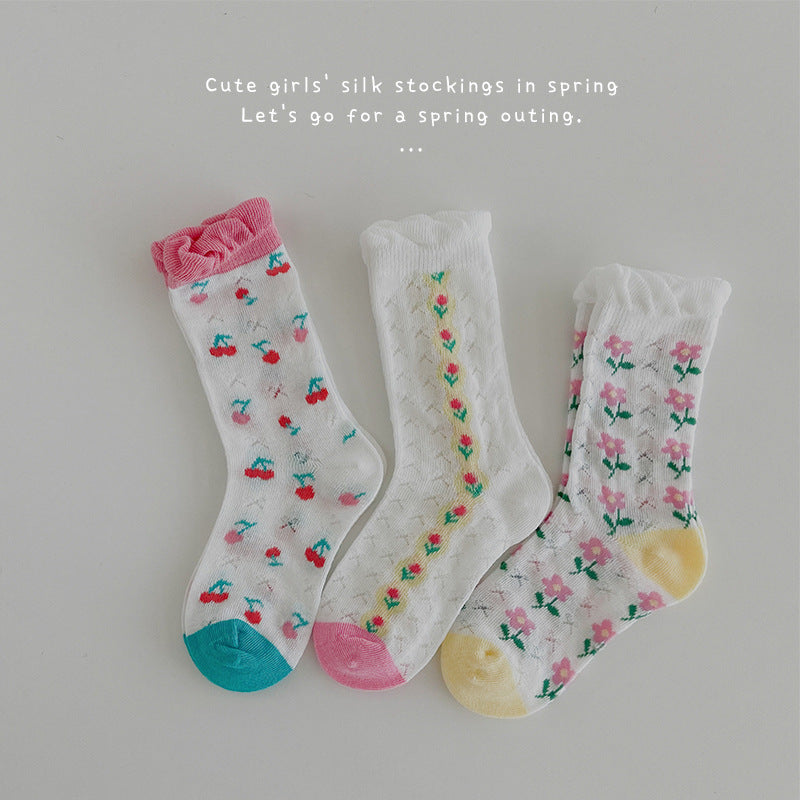 Chaussettes à carreaux assorties