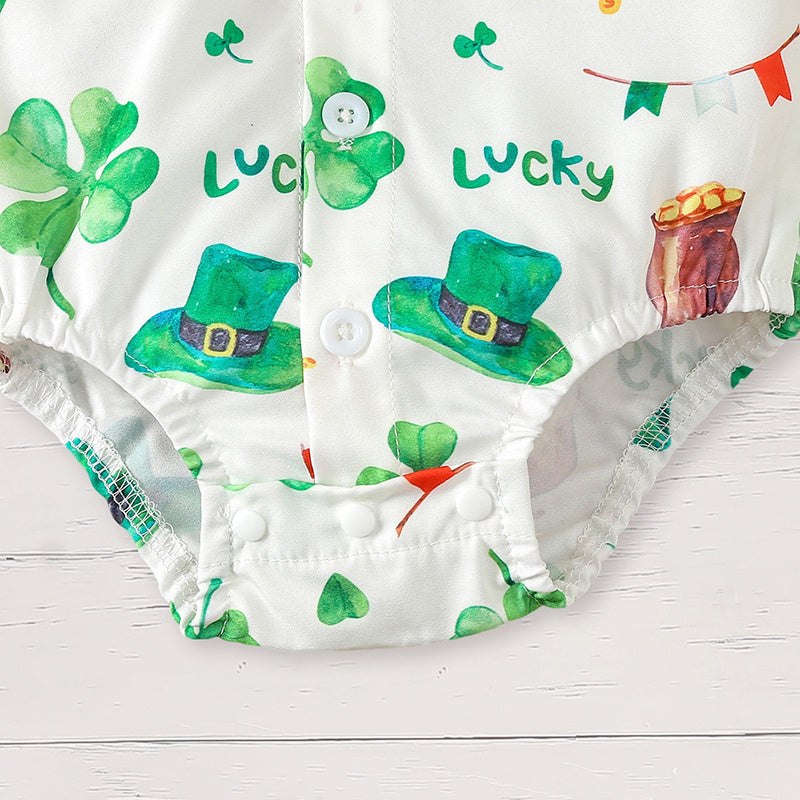 Cozy St Patrick's Day Romper outfit