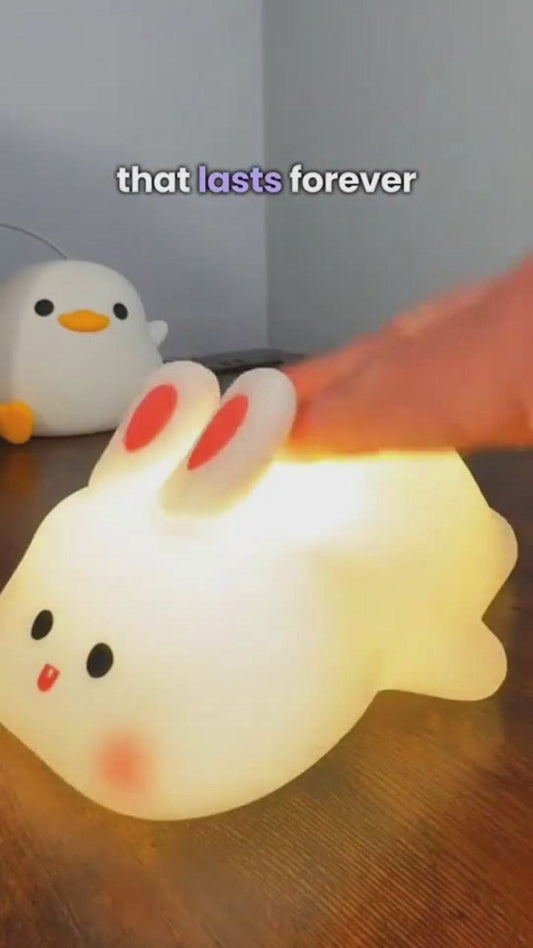 Veilleuse LED en silicone adorable