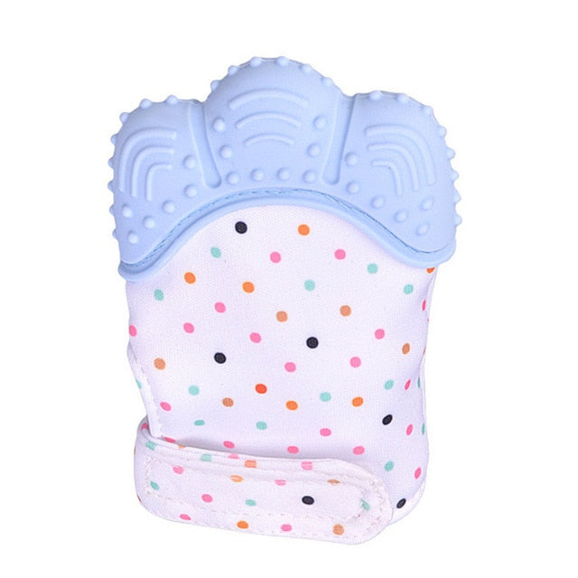 NEWW!!! Silicone Chewable Teething MIttens - The Lovely Babies