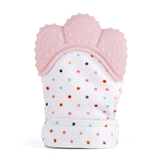 NEWW!!! Silicone Chewable Teething MIttens - The Lovely Babies
